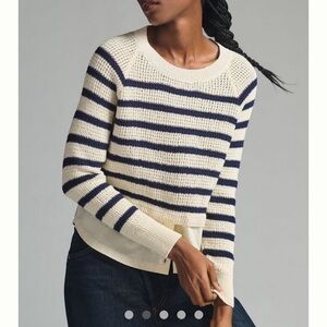 Anthropologie Maeve layered Pullover sweater